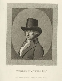 1795 Prints: Portrait of Warren Hastings, Esq. pub. 1795. Creator: Unknown