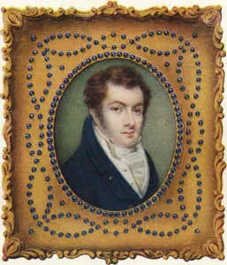 Historian Prints: Portrait of Washington Irving, c1820. Artist: William Foy