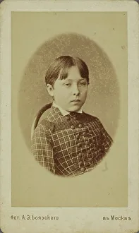 Portrait of Wassily Kandinsky as Child, c1867. Creator: Photo studio A.E. Boyarskyi, Moscow