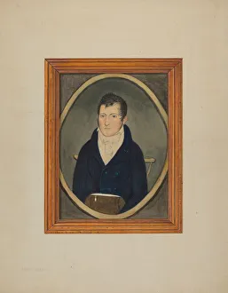 Frank M Keane Prints: Portrait - Watercolor, c. 1940. Creator: Frank M Keane