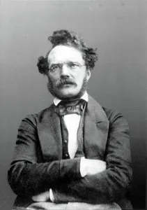 Siemens Prints: Portrait of Werner Siemens (1816-1892) at the age of 30, 1847. Creator: Anonymous