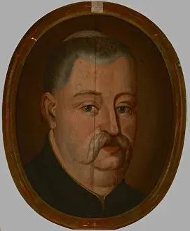 Double Chin Prints: Portrait of Wespazjan Kochowski (1633-1700), after 1787. Creator: Unknown