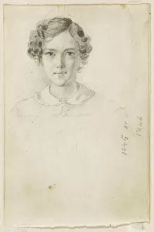 Portrait of Whistler, 1845 or 1846. Creator: James Abbott McNeill Whistler