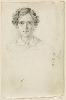 Portrait of Whistler, 1845 or 1846. Creator: James Abbott McNeill Whistler