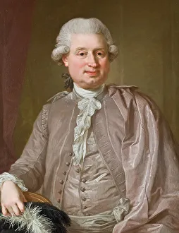 Younger Lorens Pasch The Prints: Portrait of the wholesale dealer Johan Fredrik Burghadi