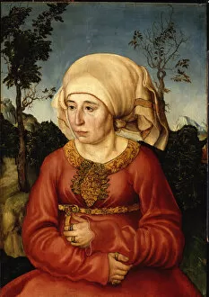 Lucas Collection: Portrait of the Wife of Dr. Johann Stephan Reuss, 1503