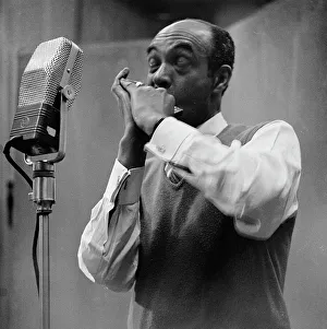 Mouth Organ Prints: Portrait of Wilber Kirk, New York, N.Y. 1946. Creator: William Paul Gottlieb