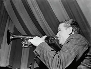 Cornet Prints: Portrait of Wild Bill Davison, Eddie Condon's