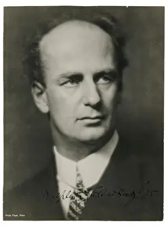 Portrait of Wilhelm Furtwangler (1886-1954), c1924. Creator: Fayer, Georg (1892-1950)