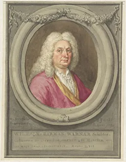 Art History Prints: Portrait of Wilhelm Hermann Werner, 1735. Creator: Tako Hajo Jelgersma