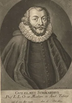 Portrait of Wilhelm Schickard (1592-1635). Creator: Anonymous