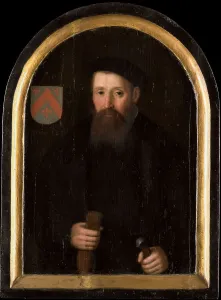 Verspronck Jan Prints: Portrait of Willem Fransz van Schoterbosch (c.1510-?), c.1620. Creator: Jan Verspronck
