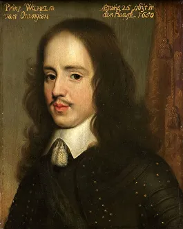 Gerard Honthorst Prints: Portrait of Willem II (1626-50)