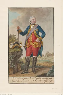 Frock Coat Prints: Portrait of Willem V, 1789. Creator: Mathias de Sallieth