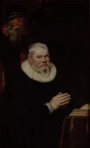 William Of Gellone Prints: Portrait of Willem van Meerbeeck with Saint William of Aquitaine