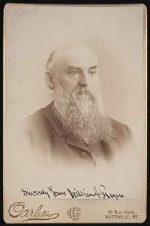 Portrait of William Augustus Rogers (1832-1898), Before 1898. Creator: Charles G Carleton Portrait of William Augustus Rogers (1832-1898), Before 1898. Creator: Charles G Carleton