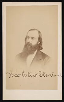 Albert J Purdy Collection: Portrait of William Charles Cleveland, Before 1873. Creator: Purdy & Frear