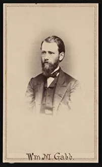 Portrait of William More Gabb (1839-1878), Before 1878. Creator: Unknown