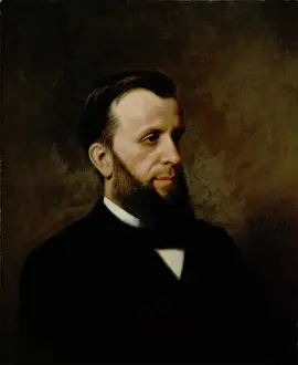 William H Prints: Portrait of William H. Brearley, 1884. Creator: Lewis Thomas Ives