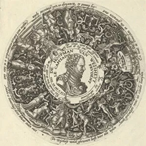 De Bry Theodor Gallery: Portrait of William I of Orange, from a Series of Tazza Designs, ca. 1588