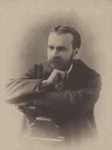 Portrait of William James (1842-1910), 1880. Creator: Photo studio J. Notman, Boston
