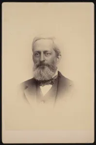 Portrait of William Jones Rhees (1830-1907), Circa 1880s / 1890s. Creator: Unknown
