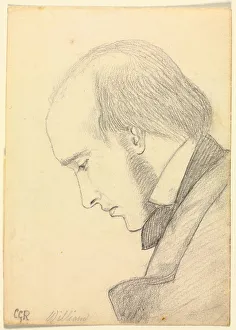 Christina Georgina Rossetti Prints: Portrait of William Michael Rossetti, c