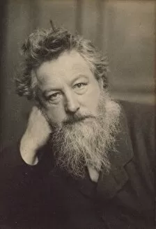 Silver Gelatin Photography Collection: Portrait of William Morris (1834-1896). Creator: Hollyer, Frederick (1838-1933)