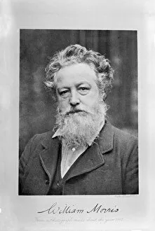 Silver Gelatin Photography Collection: Portrait of William Morris, ca 1887. Creator: Walker, Emery (1851-1933)