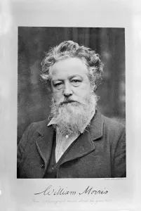 Silver Gelatin Photography Collection: Portrait of William Morris, ca 1887. Creator: Walker, Emery (1851-1933)