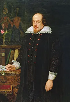 Pre Raphaelites Prints: Portrait of William Shakespeare (1564-1616), 1849. Artist: Brown, Ford Madox (1821-1893)