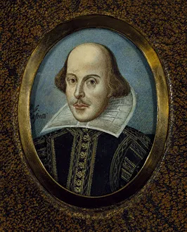 Pre Raphaelites Gallery: Portrait of William Shakespeare (1564-1616), ca 1865. Artist: Rossetti, Dante Gabriel (1828-1882)