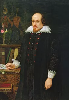 Pre Raphaelites Gallery: Portrait of William Shakespeare (1564-1616), 1849. Artist: Brown, Ford Madox (1821-1893)