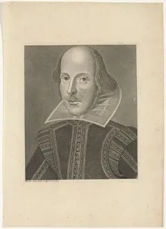 Portrait of William Shakespeare (1564-1616), ca 1625