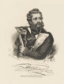 Russian Empire Gallery: Portrait of Wincenty Matuszewicz (1801-1830). Creator: Anonymous