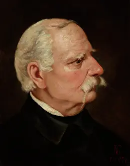 Wincenty Prints: Portrait of Wincenty Pol, 1874. Creator: Juliusz Kossak