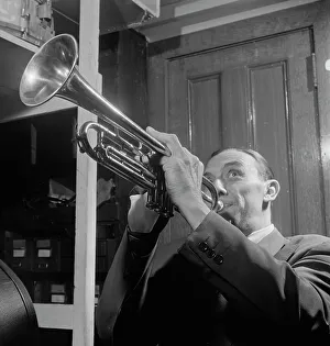 Portrait of Wingy Manone, William P. Gottlieb's office, New York, N.Y. 1946. Creator: William Paul Gottlieb