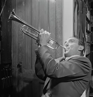 Head Back Prints: Portrait of Wingy Manone, William P