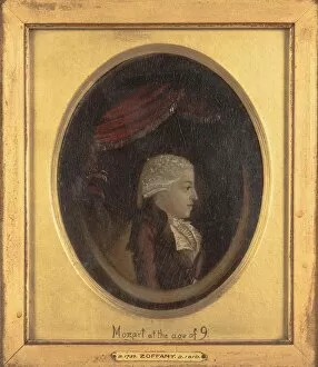 Portrait of Wolfgang Amadeus Mozart at the age of 9