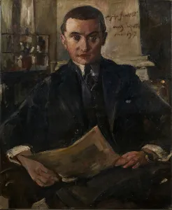 Portrait of Wolfgang Gurlitt. Artist: Corinth, Lovis (1858-1925) Portrait of Wolfgang Gurlitt. Artist: Corinth, Lovis (1858-1925)