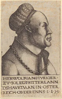 Hopfer Prints: Portrait of Wolfgang Jörger (1462-1524)