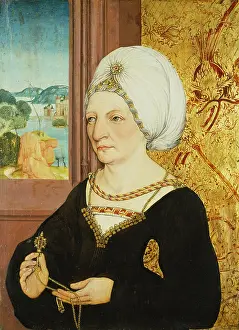 Turbans Prints: Portrait of a Woman, 1495-1500. Creator: Wolfgang Beurer