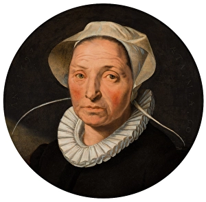 Antwerp Prints: Portrait of a Woman, 1597. Creator: Pieter Pietersz. the elder
