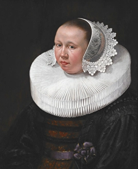 Chubby Prints: Portrait of a Woman, about 1625. Creator: Unknown