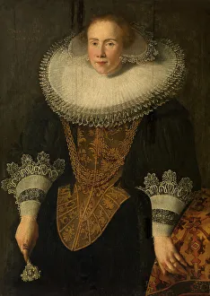 Cuff Prints: Portrait of a Woman, 1630. Creator: Anon