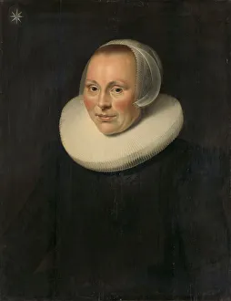 Lappet Prints: Portrait of a woman, 1633. Creator: Unknown