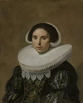 Frans I 1581 1666 Gallery: Portrait of a Woman, 1635. Artist: Hals, Frans I (1581-1666)