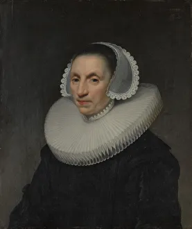Jan Van Ravesteyn Prints: Portrait of a Woman, 1635. Creator: Jan Anthonisz van Ravesteyn