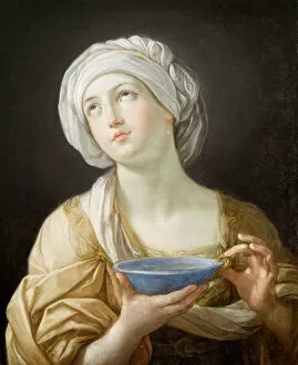 Guidop Reni Gallery: Portrait of a Woman, 1638-39. Creator: Guido Reni