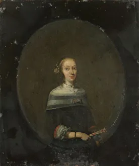 Borch Gerard Ii Ter Prints: Portrait of a Woman, 1640-1681. Creator: Gerard Terborch II